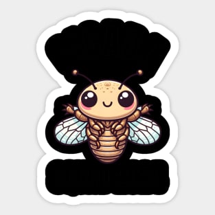 The Cicada Apocalypse Brood Xiii And Xix Cicada Squad 2024 Sticker